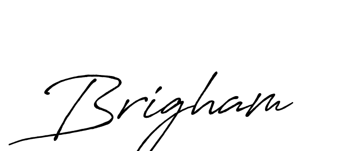 Brigham stylish signature style. Best Handwritten Sign (Antro_Vectra_Bolder) for my name. Handwritten Signature Collection Ideas for my name Brigham. Brigham signature style 7 images and pictures png