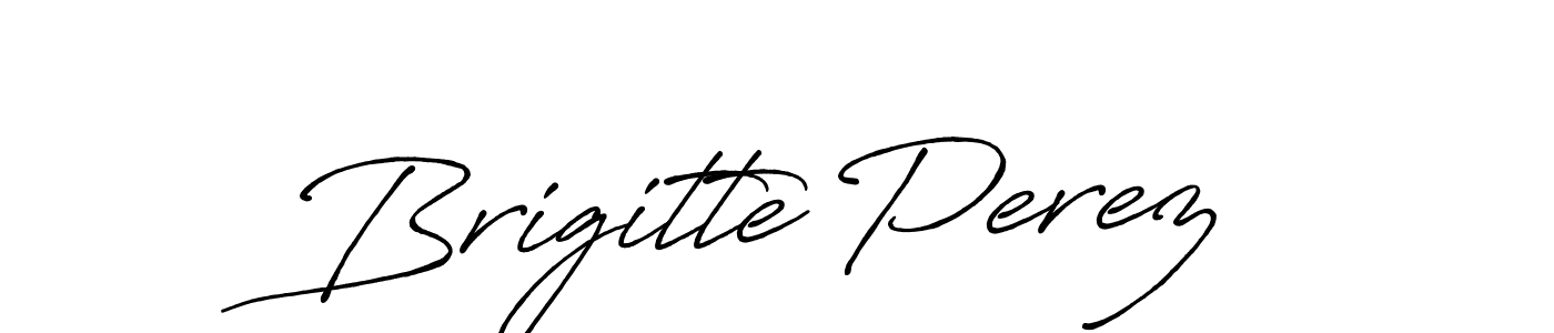 Brigitte Perez stylish signature style. Best Handwritten Sign (Antro_Vectra_Bolder) for my name. Handwritten Signature Collection Ideas for my name Brigitte Perez. Brigitte Perez signature style 7 images and pictures png