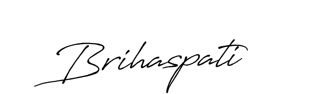 Create a beautiful signature design for name Brihaspati. With this signature (Antro_Vectra_Bolder) fonts, you can make a handwritten signature for free. Brihaspati signature style 7 images and pictures png