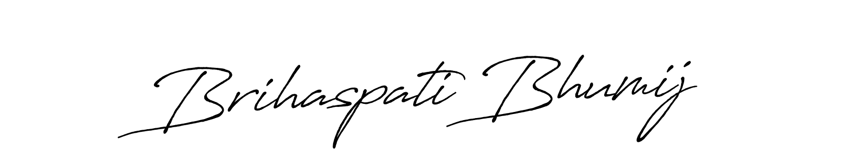 Use a signature maker to create a handwritten signature online. With this signature software, you can design (Antro_Vectra_Bolder) your own signature for name Brihaspati Bhumij. Brihaspati Bhumij signature style 7 images and pictures png