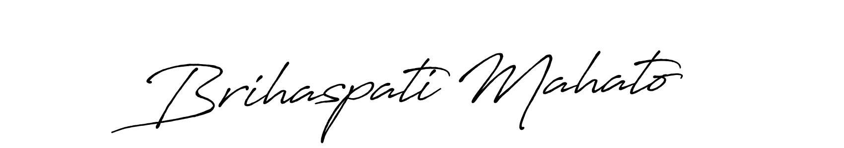 Also we have Brihaspati Mahato name is the best signature style. Create professional handwritten signature collection using Antro_Vectra_Bolder autograph style. Brihaspati Mahato signature style 7 images and pictures png