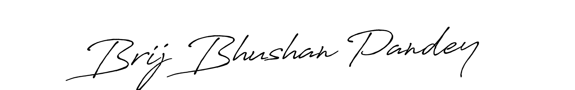 How to make Brij Bhushan Pandey signature? Antro_Vectra_Bolder is a professional autograph style. Create handwritten signature for Brij Bhushan Pandey name. Brij Bhushan Pandey signature style 7 images and pictures png