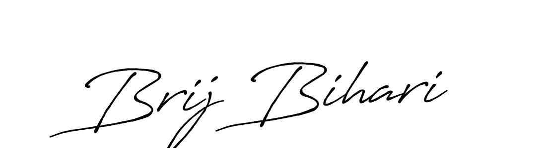 How to Draw Brij Bihari signature style? Antro_Vectra_Bolder is a latest design signature styles for name Brij Bihari. Brij Bihari signature style 7 images and pictures png