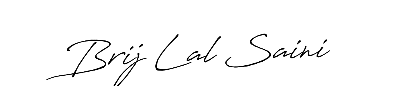 How to make Brij Lal Saini signature? Antro_Vectra_Bolder is a professional autograph style. Create handwritten signature for Brij Lal Saini name. Brij Lal Saini signature style 7 images and pictures png