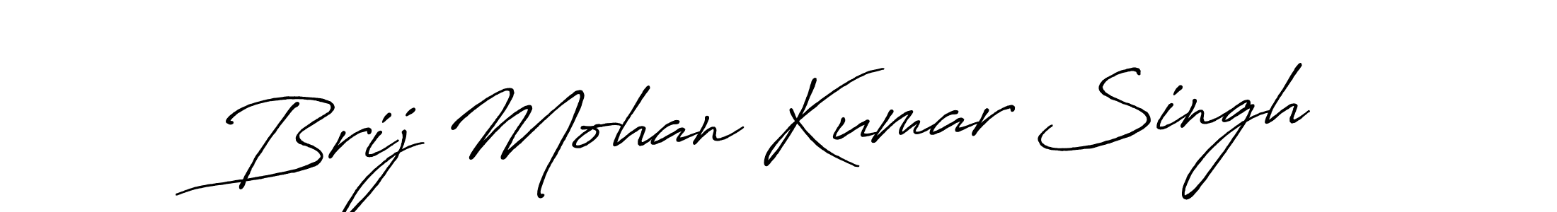 Use a signature maker to create a handwritten signature online. With this signature software, you can design (Antro_Vectra_Bolder) your own signature for name Brij Mohan Kumar Singh. Brij Mohan Kumar Singh signature style 7 images and pictures png