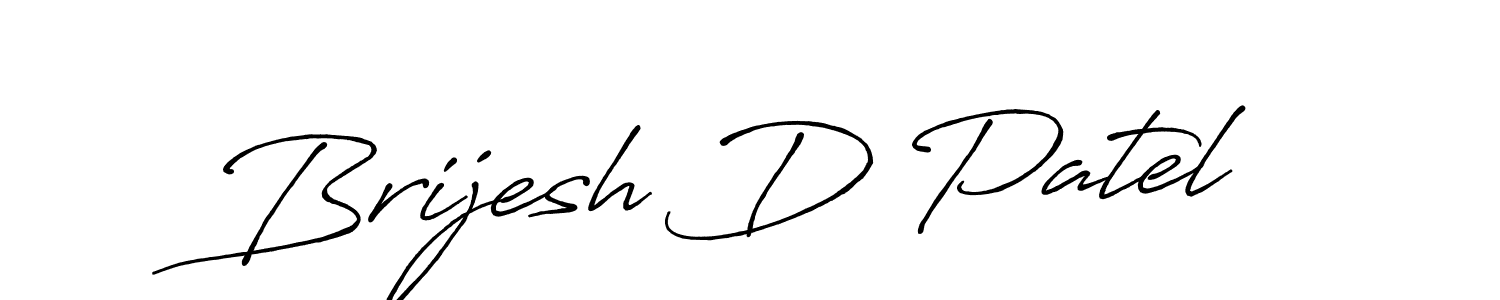 Also You can easily find your signature by using the search form. We will create Brijesh D Patel name handwritten signature images for you free of cost using Antro_Vectra_Bolder sign style. Brijesh D Patel signature style 7 images and pictures png