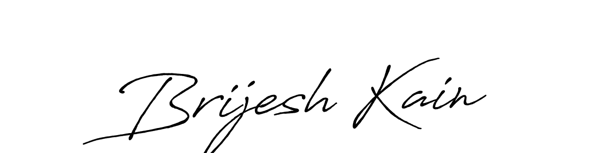 Also You can easily find your signature by using the search form. We will create Brijesh Kain name handwritten signature images for you free of cost using Antro_Vectra_Bolder sign style. Brijesh Kain signature style 7 images and pictures png