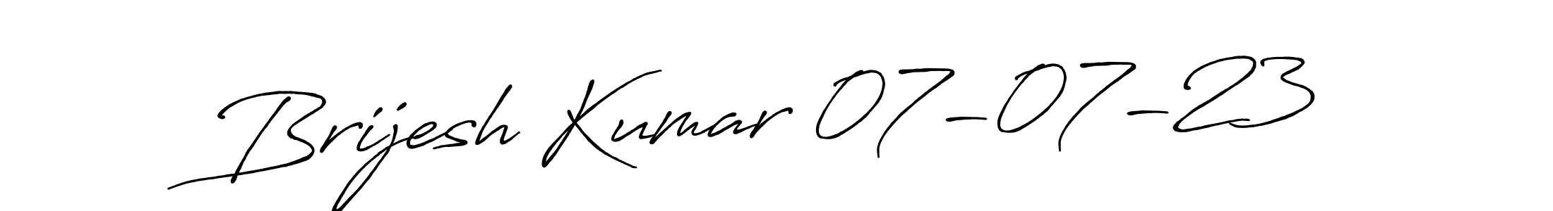 Also we have Brijesh Kumar 07-07-23 name is the best signature style. Create professional handwritten signature collection using Antro_Vectra_Bolder autograph style. Brijesh Kumar 07-07-23 signature style 7 images and pictures png