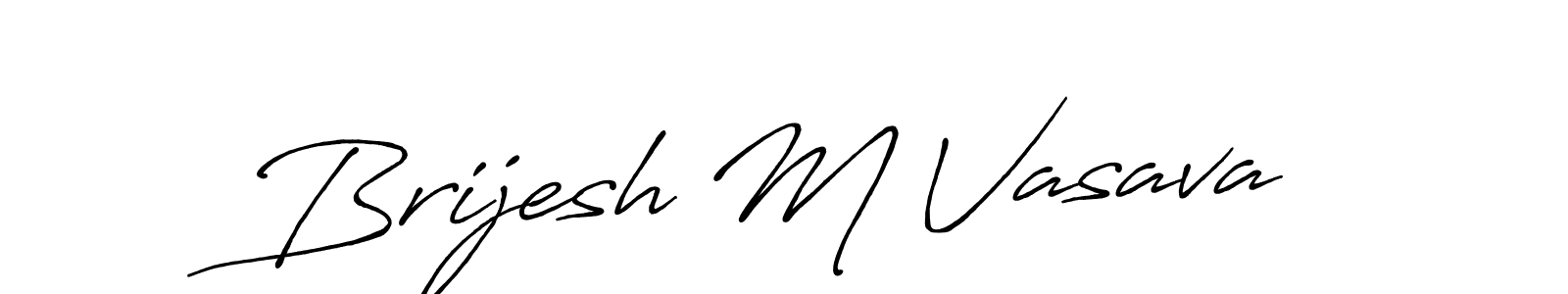 Make a beautiful signature design for name Brijesh M Vasava. Use this online signature maker to create a handwritten signature for free. Brijesh M Vasava signature style 7 images and pictures png
