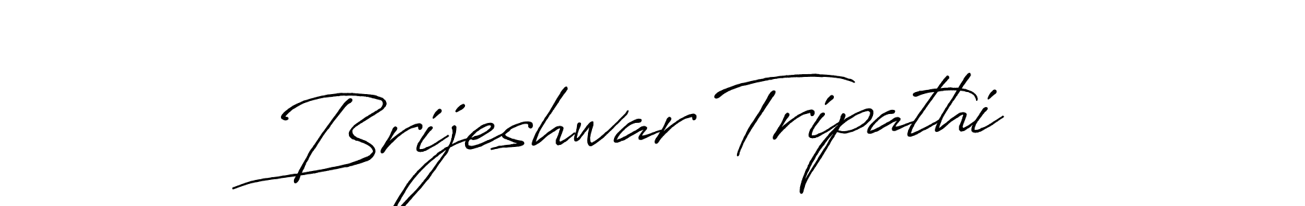 Create a beautiful signature design for name Brijeshwar Tripathi. With this signature (Antro_Vectra_Bolder) fonts, you can make a handwritten signature for free. Brijeshwar Tripathi signature style 7 images and pictures png