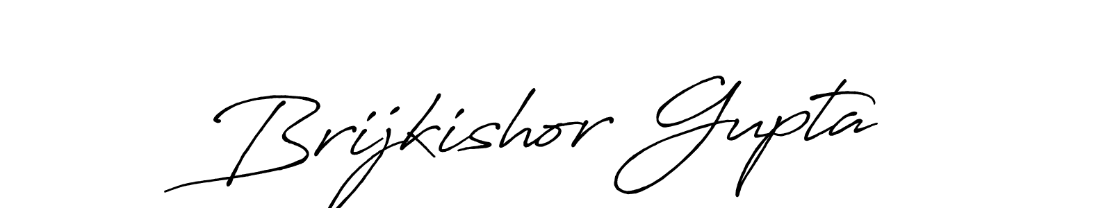 It looks lik you need a new signature style for name Brijkishor Gupta. Design unique handwritten (Antro_Vectra_Bolder) signature with our free signature maker in just a few clicks. Brijkishor Gupta signature style 7 images and pictures png