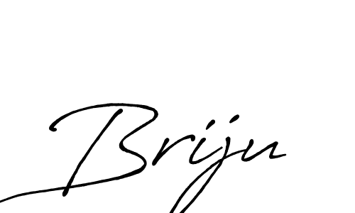 How to make Briju signature? Antro_Vectra_Bolder is a professional autograph style. Create handwritten signature for Briju name. Briju signature style 7 images and pictures png