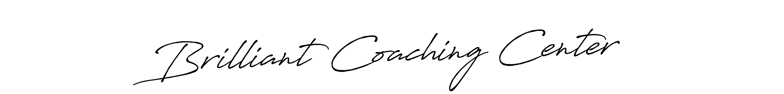 How to make Brilliant Coaching Center signature? Antro_Vectra_Bolder is a professional autograph style. Create handwritten signature for Brilliant Coaching Center name. Brilliant Coaching Center signature style 7 images and pictures png