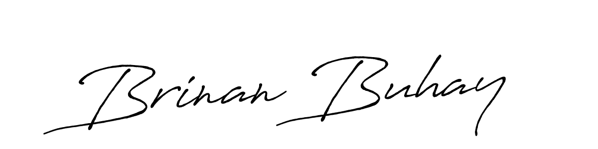 How to make Brinan Buhay name signature. Use Antro_Vectra_Bolder style for creating short signs online. This is the latest handwritten sign. Brinan Buhay signature style 7 images and pictures png