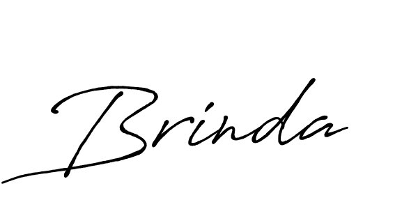 Brinda stylish signature style. Best Handwritten Sign (Antro_Vectra_Bolder) for my name. Handwritten Signature Collection Ideas for my name Brinda. Brinda signature style 7 images and pictures png