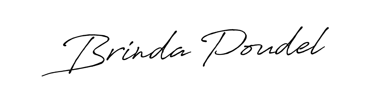 It looks lik you need a new signature style for name Brinda Poudel. Design unique handwritten (Antro_Vectra_Bolder) signature with our free signature maker in just a few clicks. Brinda Poudel signature style 7 images and pictures png