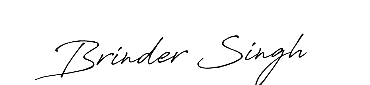 You should practise on your own different ways (Antro_Vectra_Bolder) to write your name (Brinder Singh) in signature. don't let someone else do it for you. Brinder Singh signature style 7 images and pictures png