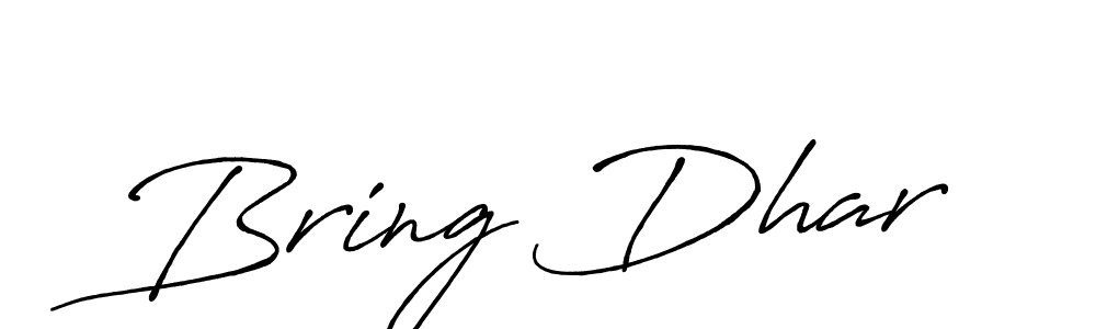 See photos of Bring Dhar official signature by Spectra . Check more albums & portfolios. Read reviews & check more about Antro_Vectra_Bolder font. Bring Dhar signature style 7 images and pictures png