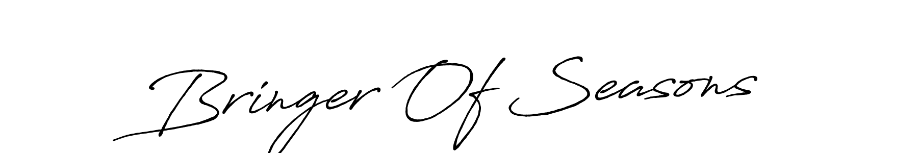 How to make Bringer Of Seasons name signature. Use Antro_Vectra_Bolder style for creating short signs online. This is the latest handwritten sign. Bringer Of Seasons signature style 7 images and pictures png