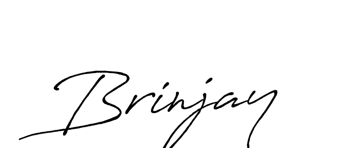 How to make Brinjay name signature. Use Antro_Vectra_Bolder style for creating short signs online. This is the latest handwritten sign. Brinjay signature style 7 images and pictures png