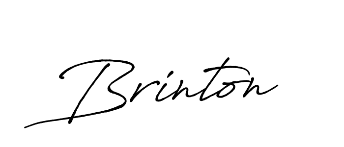 Make a beautiful signature design for name Brinton. With this signature (Antro_Vectra_Bolder) style, you can create a handwritten signature for free. Brinton signature style 7 images and pictures png