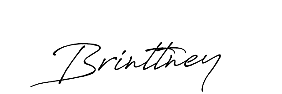 Design your own signature with our free online signature maker. With this signature software, you can create a handwritten (Antro_Vectra_Bolder) signature for name Brinttney. Brinttney signature style 7 images and pictures png