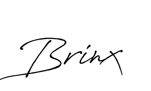 How to make Brinx signature? Antro_Vectra_Bolder is a professional autograph style. Create handwritten signature for Brinx name. Brinx signature style 7 images and pictures png