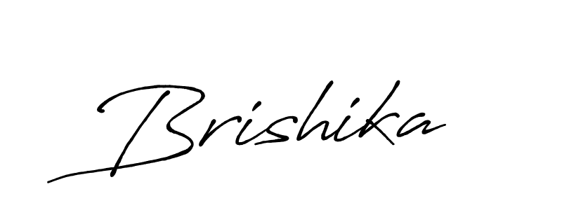 Brishika stylish signature style. Best Handwritten Sign (Antro_Vectra_Bolder) for my name. Handwritten Signature Collection Ideas for my name Brishika. Brishika signature style 7 images and pictures png