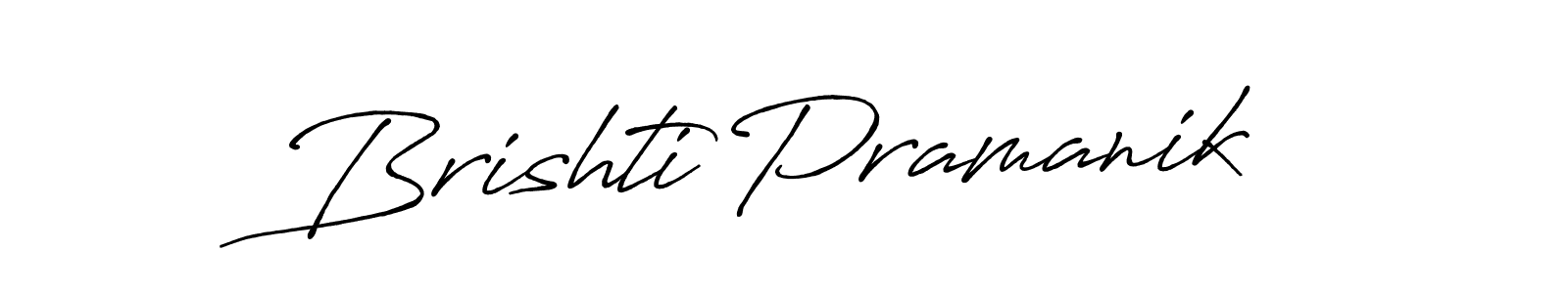 The best way (Antro_Vectra_Bolder) to make a short signature is to pick only two or three words in your name. The name Brishti Pramanik include a total of six letters. For converting this name. Brishti Pramanik signature style 7 images and pictures png