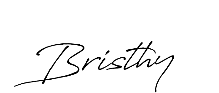 Bristhy stylish signature style. Best Handwritten Sign (Antro_Vectra_Bolder) for my name. Handwritten Signature Collection Ideas for my name Bristhy. Bristhy signature style 7 images and pictures png