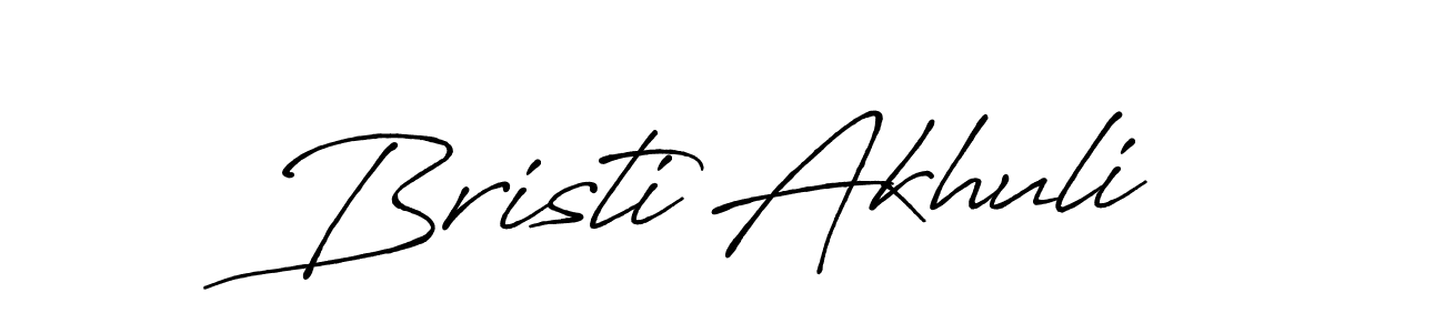 It looks lik you need a new signature style for name Bristi Akhuli. Design unique handwritten (Antro_Vectra_Bolder) signature with our free signature maker in just a few clicks. Bristi Akhuli signature style 7 images and pictures png