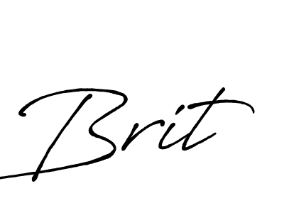 How to make Brit signature? Antro_Vectra_Bolder is a professional autograph style. Create handwritten signature for Brit name. Brit signature style 7 images and pictures png