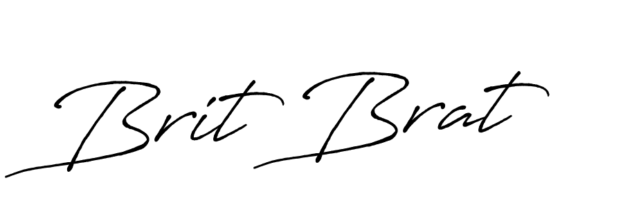 You should practise on your own different ways (Antro_Vectra_Bolder) to write your name (Brit Brat) in signature. don't let someone else do it for you. Brit Brat signature style 7 images and pictures png