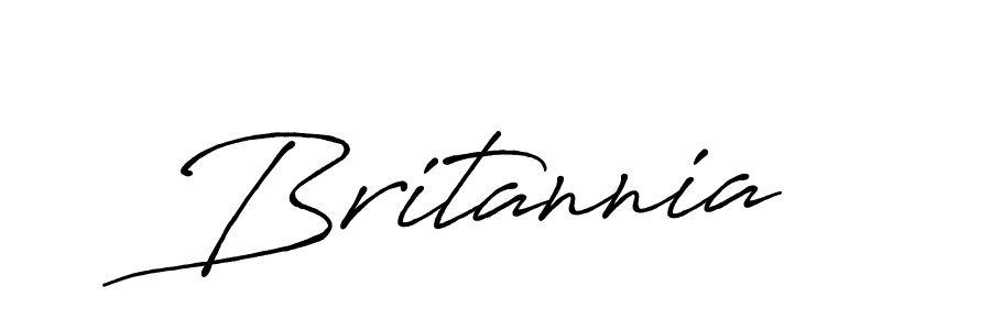 Britannia stylish signature style. Best Handwritten Sign (Antro_Vectra_Bolder) for my name. Handwritten Signature Collection Ideas for my name Britannia. Britannia signature style 7 images and pictures png