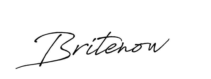 It looks lik you need a new signature style for name Britenow. Design unique handwritten (Antro_Vectra_Bolder) signature with our free signature maker in just a few clicks. Britenow signature style 7 images and pictures png