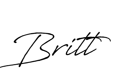 The best way (Antro_Vectra_Bolder) to make a short signature is to pick only two or three words in your name. The name Britt include a total of six letters. For converting this name. Britt signature style 7 images and pictures png