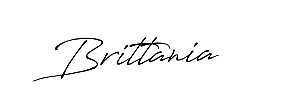 Design your own signature with our free online signature maker. With this signature software, you can create a handwritten (Antro_Vectra_Bolder) signature for name Brittania. Brittania signature style 7 images and pictures png
