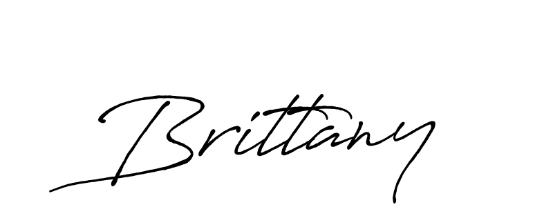 Use a signature maker to create a handwritten signature online. With this signature software, you can design (Antro_Vectra_Bolder) your own signature for name Brittany. Brittany signature style 7 images and pictures png