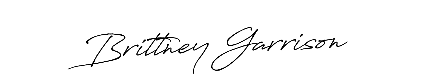 Brittney Garrison stylish signature style. Best Handwritten Sign (Antro_Vectra_Bolder) for my name. Handwritten Signature Collection Ideas for my name Brittney Garrison. Brittney Garrison signature style 7 images and pictures png