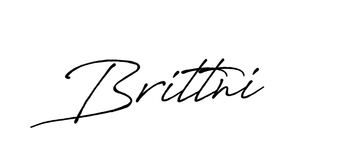 Also we have Brittni name is the best signature style. Create professional handwritten signature collection using Antro_Vectra_Bolder autograph style. Brittni signature style 7 images and pictures png