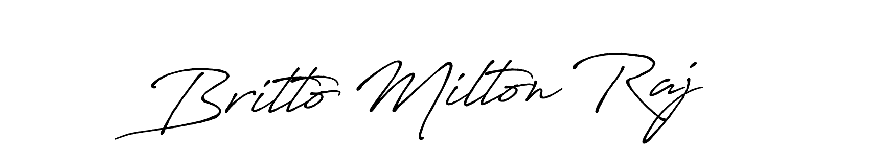 See photos of Britto Milton Raj official signature by Spectra . Check more albums & portfolios. Read reviews & check more about Antro_Vectra_Bolder font. Britto Milton Raj signature style 7 images and pictures png