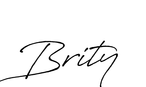 Create a beautiful signature design for name Brity. With this signature (Antro_Vectra_Bolder) fonts, you can make a handwritten signature for free. Brity signature style 7 images and pictures png