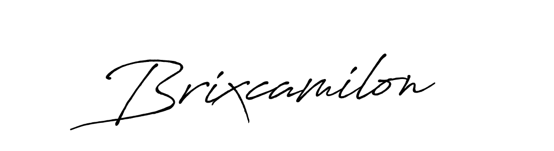 Also we have Brixcamilon name is the best signature style. Create professional handwritten signature collection using Antro_Vectra_Bolder autograph style. Brixcamilon signature style 7 images and pictures png