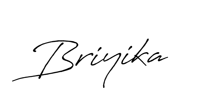 Antro_Vectra_Bolder is a professional signature style that is perfect for those who want to add a touch of class to their signature. It is also a great choice for those who want to make their signature more unique. Get Briyika name to fancy signature for free. Briyika signature style 7 images and pictures png