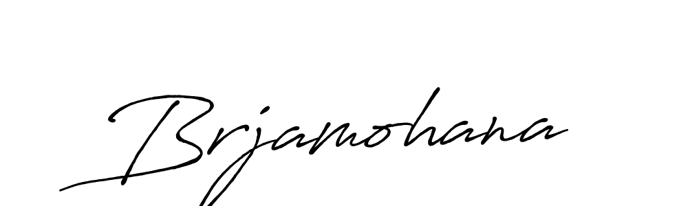 Brjamohana stylish signature style. Best Handwritten Sign (Antro_Vectra_Bolder) for my name. Handwritten Signature Collection Ideas for my name Brjamohana. Brjamohana signature style 7 images and pictures png