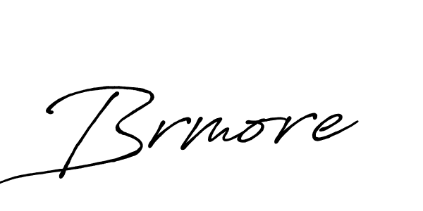 Brmore stylish signature style. Best Handwritten Sign (Antro_Vectra_Bolder) for my name. Handwritten Signature Collection Ideas for my name Brmore. Brmore signature style 7 images and pictures png