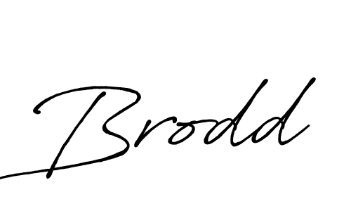 Design your own signature with our free online signature maker. With this signature software, you can create a handwritten (Antro_Vectra_Bolder) signature for name Brodd. Brodd signature style 7 images and pictures png