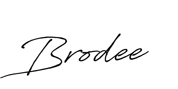 Similarly Antro_Vectra_Bolder is the best handwritten signature design. Signature creator online .You can use it as an online autograph creator for name Brodee. Brodee signature style 7 images and pictures png