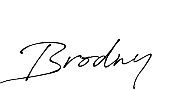 Use a signature maker to create a handwritten signature online. With this signature software, you can design (Antro_Vectra_Bolder) your own signature for name Brodny. Brodny signature style 7 images and pictures png