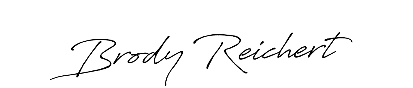 Design your own signature with our free online signature maker. With this signature software, you can create a handwritten (Antro_Vectra_Bolder) signature for name Brody Reichert. Brody Reichert signature style 7 images and pictures png